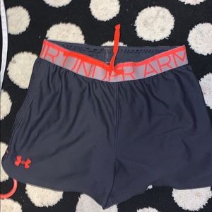 Coral under armor shorts